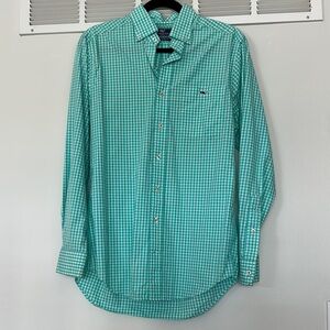 Vineyard Vines Green Casual Button Down Shirt